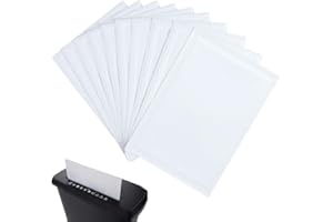 IKOPFLN 10 Stück Ölpapier für Aktenvernichter passend – Schmiermittelblätter für Aktenvernichter verfügbar – Ölblätter für Aktenvernichter