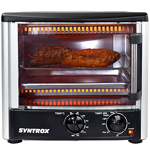 Syntrox Germany Back Chef 14 Liter Mini Stand Backofen Miniofen Minibackofen Pizzaofen - 3
