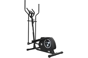 BT BODYTONE Bodytone Bicicleta elíptica Smart con Bluetooth Apps y Pantalla LCD para Entrenamiento en casa. Silenciosa. Volante inercia 9kg - DE30