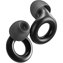 QWH Oordopjes voor concerten en festivals, gehoorbescherming voor muzikanten, live evenementen, disco, sport, DJ's, werk, dagelijks geluiden, 24 dB geluidsdemping (Transparant