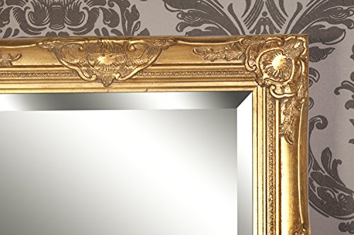 Spiegel Wandspiegel Lara antik gold Barock 65 x 50 cm - 3