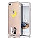 Produktbild CaseLover iPhone 7 Plus/8 Plus Hülle, Silikon TPU Telefonkasten Apple iPhone 7 Plus/8 Plus Star Glitter Rückseitige Abdeckung Soft Rubber Crystal Transparente Glanz Handy Case 5.5", Mond und Sterne