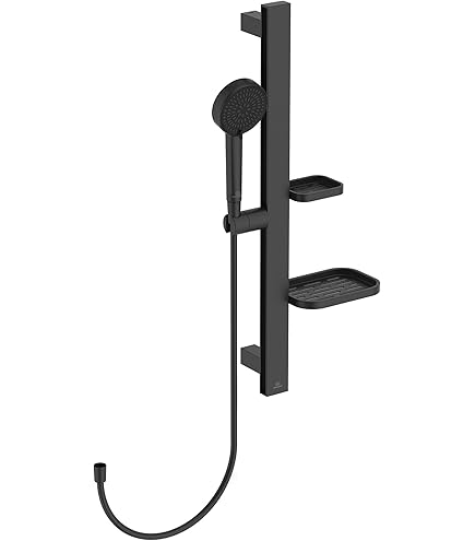 Hansa, Ensemble De Barre Murale, Ensemble De Douche, Jet De Base, Support Mural, Outil De Montage, Douchette, Tuyau, Curseur, Barre De 720 Mm, Diamètre Du Pommeau De Douche