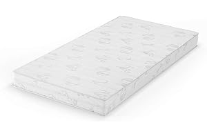 VitaliSpa Kindermatratze 80x160 cm - Weiß gefertigt aus Mikrofaser - Kaltschaummatratze Kinder- oder Jugendliche, sanfte Unterstützung für süße Träume