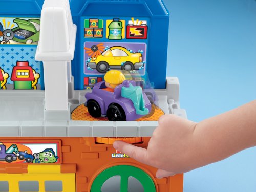 Fisher Price Little People Wheelies Stow N Tow Garage