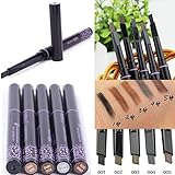 Long Lasting Eyebrow Pencil Liner Powder Make-up Beauty Nature Rotating Square Pen