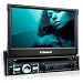 Produktbild XOMAX XM-DTSB925 Autoradio mit 18cm 7 Zoll Touchscreen Bildschirm, Bluetooth Freisprecheinrichtung, DVD CD Player, USB, SD, RDS, AUX, 1DIN, abnehmbares Bedienteil