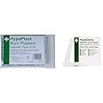 HypaPlast Burn Plasters Sterile Hypoallergenic, Pack of 10 (Assorted) & HypaClens Saline Eye Wash Pods, (Pack of 25)