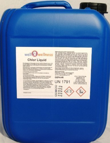 Chlor flüssig stabilisiert / stabilisierte Chlorbleichlauge - 2 x 12 kg Kanister