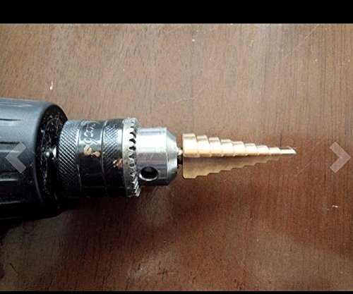 Bestechno Titan-Nitrid beschichtete Hochgeschwindigkeits stahl stufenbohrer im 4-12/4-20/4-32 mm Set - 7