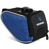 Roswheel Bike Bicycle Saddle Bag Cycling Rear Tail Pack Outdoor Seat Basket Racing Saddle Bag Blue and Black