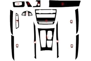 Oniissy For B*M*W X5 E70 2008-2013 Carbon Fiber Interior Cover Sticker 3D Right-hand Drive