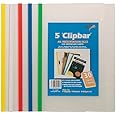 5 x A4 Clear Clip Bar Files Report Project Presentation Slide Binder Folders