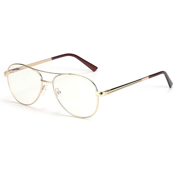 Lunettes Aviateur Vintage CHIC Femme - Anti-lumière Bleue - Sans Correction - Neuf étiqueté