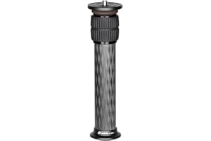 Leofoto Center Column, Add-On Tripod Extension, Carbon Fiber, Adjustable 2 Sections, Convertible Screw Stud, 3/8" Mounting Thread, 4 (DC-322C)