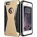 Produktbild iPhone 6 / 6S Hülle (4,7 Zoll), ESR® Hybrid Bumper Schutzhülle, Weiche Silikon + Hart PC + Metall 3-Schichten Stoßdämpfung Hülle für iPhone 6/6S [Kostenloses Geschenk: HD Schutzfolie]- Racer Gold