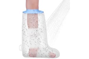 AOOWU Protection Platre Jambe Enfants Etanche, Sac Douche Platre Réutilisable Et Durable, Protection Étanche Pour Platre Protecteur De Bandage, Protection Platre Douche Pour Gardez Les Plaies Au Sec