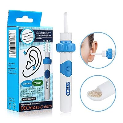Fovel Nettoyant Oreille, Fovel Kit d'enlèvement de cire d'oreille, nettoyant Ã cire d'oreille, Ear Wax Earwax Remover Ear Cleaner Cire Epilation Oreille Kit Nettoyage Oreille pour Bebe, Adulte