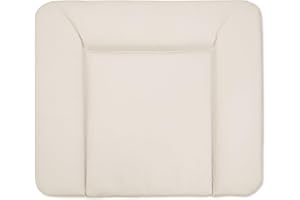 Ehrenkind® Abwaschbare Wickelauflage - Hygienisch, Sicher und Vielseitig in Beige | Wickelauflage 72x85 | Wickelunterlage | Wickeltischauflage abwaschbar