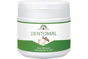 ADEMA NATURAL® DENTOMAL, Zahnsteinentferner & Zahnpflege - gegen Mundgeruch bei Tiere - Hund & Katz, Dental + Zähne