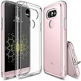 Compatible para LG G5 2016 Ringke Funda LG G5 2016, [Fusion] Choque Absorción TPU Parachoques [Choque Tecnología Absorción][Conviviente tapón Antipolvo] para LG G5 2016 - Crystal View