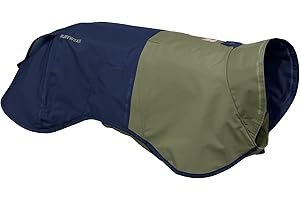 RUFFWEAR Chubasquero Impermeable y Ligero para Perros, Resistente al Agua, Protector del Viento y de la Lluvia, X-Large, Midnight Blue