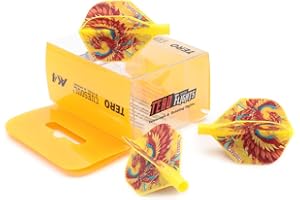 CUESOUL TERO AK4 Vols de fléchettes Forme Standard avec Quatre Symboles mythologiques, Lot de 3 pièces