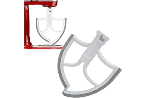 TNFEEON Sbattitore Piatto per Sbattitore da Cucina, Sbattitore con Bordo a Paletta con Raschietto in Silicone