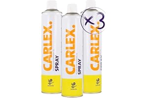 ‎Q HONEY Carlex Trennspray - zum Grillen, Braten & Backen - Kuchenbacktrennspray, Antihaft-Spray Grill, Pfannenbeschichtung, Sandwichmaker BBQ 3x600ml