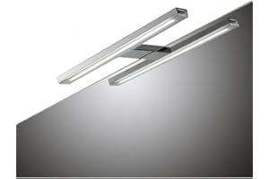 APLIKE BATHROOM LIGHTING Aplike - Aplique Espejo Baño 28 cm Luz LED Pegasus, Luz Espejo Baño Blanca Fría (5700K), IP44, Instalación en Camerino/Marco Madera - Aplique Pegasus