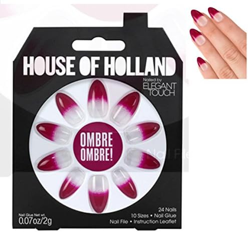 House Of Holland OMBRE OMBRE false Nails Plus Nail Glue Nail File fake nails
