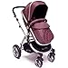 i-Safe System - Hot Chocolate Trio Travel System Pram & Luxury Stroller 3 in 1 Complete With Car Seat + Rain Covers