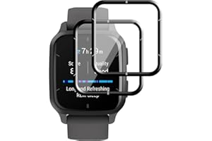 Lonkenn Protecteur Ecran pour Garmin Venu Sq 2 [2 Pièces], HD Protection D'écran Souple, Bords Incurvés 3D, Anti-Rayures, Facile Installer, Sans Bulles Flexible Film Protecteur-Version rayée
