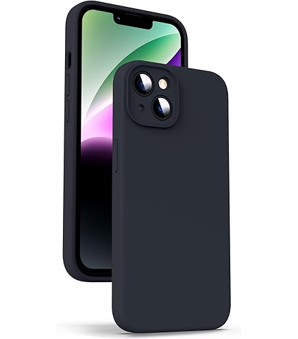ONEFLOW Cushion Case per Apple iPhone XR - Custodia trasparente in silicone con protezione 3D per fotocamera con protezione schermo rialzato, trasparente, colore: Nero