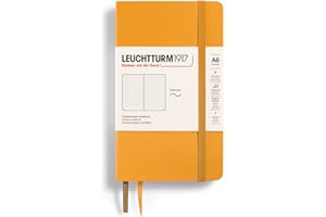 ‎LEUCHTTURM1917 LEUCHTTURM1917 365646 Notizbuch Pocket (A6), Softcover, 123 nummerierte Seiten, Rising Sun, Dotted