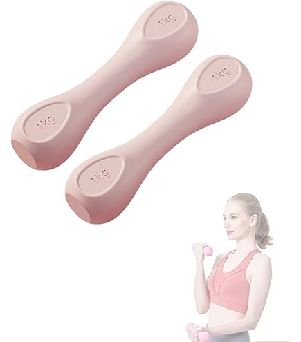Basics Set met haltergewichten van neopreen met standaard, paren van 1,5, 3, 5 kg