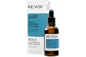 REVOX B77 - Just Multi Peptides For Hair, 30 Ml, Scalp Serum, Främjar Hårtäthet, Stärker Och Minskar Håravfall, Fylligare Och Friskare Hår, Återfuktar Och Lugnar Irritation