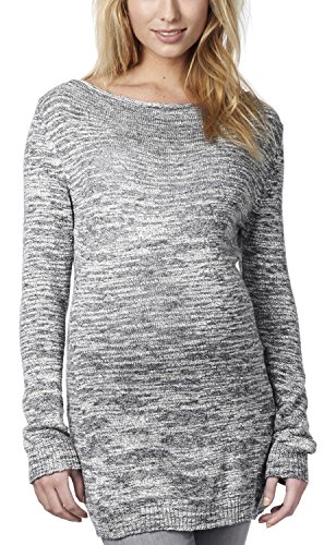 Esprit for mums Women's Maternity Jumper -  Multicoloured - Mehrfarbig (Cinder Blue 406) - 16