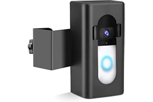 XiaoXIN Soporte de timbre antirrobo Montaje de timbre de video Fácil instalación Sin taladro Compatible con Blink Video Doorbell 2021/Ring Video Doorbell 1/2/3/3 Plus/4/Pro Adecuado para dormitorio