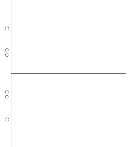 KOBRA Briefalbum G5 – Blau, Mit 50 Klarsicht-Taschen Für DIN Lang Briefe (bis 240x120 Mm)