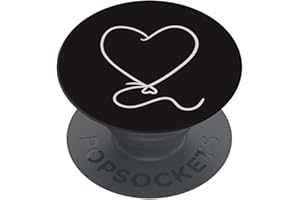 PopSockets | PopGrip | Ausziehbarer Halterung und Griff für Smartphones und Tablets | Fingerhalter Basic Heart Balloon