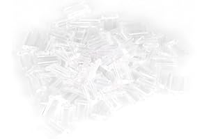 ‎PONGNAS Akcesoria do okularów bez oprawek 100 sztuk Nowe plastikowe tuleje uciskowe Narzędzia do mocowania soczewek okularowych, 3 rodzaje opcjonalne (1,4 * 0,8 * 7,0 mm)