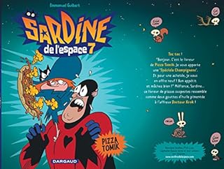 jaquette livre Sardine de l'espace - tome 7 - Pizza Tomik