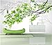 Produktbild XLi-You 3D Tapete Fresko 3D Wallpaper Benutzerdefinierte Wandbild Wand Aufkleber Die Blätter Europäischen Vertrag Einstellung Gemälde 3D Wandbilder Tapeten Wandmalerei Hintergrundbild 350cmX270cm