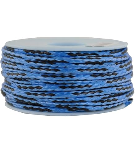 DYNEEMA Corda Intrecciata 2Mm / 100 Metri Fb.Nero / 410 DaN