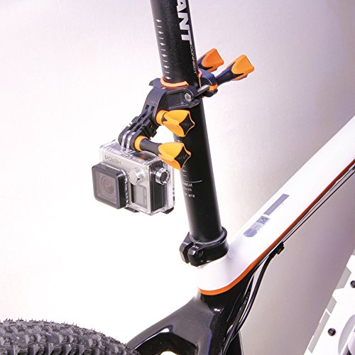 iSHOXS Bike Mount, ideale Montagebasis für GoPro Actioncams zur Anbringung an Karts, Motorrädern, Überrollbügeln oder Fahrradlenker - 4