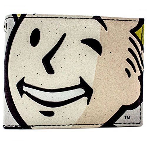 Preisvergleich Produktbild Bethesda Fallout 4 Vault Boy Blinzeln Grau Portemonnaie Geldbörse