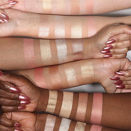 VWH 4 Farben Lidschatten Palette Makeup Eyeshadow Kosmetik Profi Markieren Augenpalette - 3