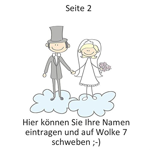 Lustige Einladungen zur Hochzeit, bestehend aus je 10 St. Hochzeitseinladungen + 10 passenden Briefumschlägen von EDITION COLIBRI © – umweltfreundlich, da klimaneutral gedruckt - 3