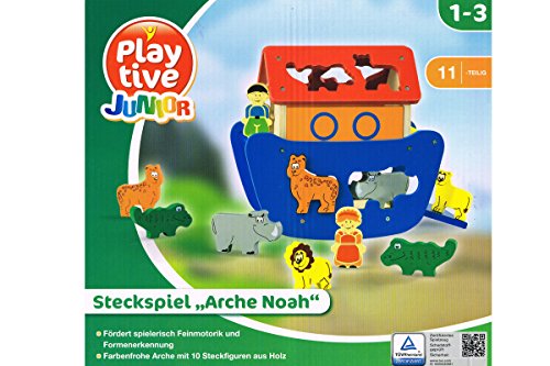 Preisvergleich Produktbild Playtive Junior® Holz Steckspiel "Arche Noah"